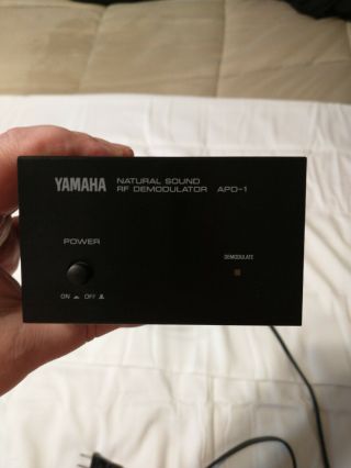 Yamaha Natural Sound Rf Demodulator Apd - 1 Ac - 3 Dolby Digital For Laserdisc
