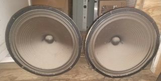 PAIR JENSEN ELECTRO DYNAMIC A - 12 field coil concert Speakers - perfect cones 1 2