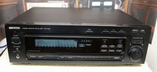 Kenwood Ge - 7030 Stereo Graphic / Parametric Equalizer With Large Spectrum Analyz