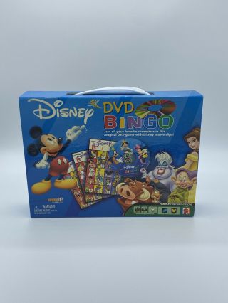 Disney Mattel Dvd Bingo Complete Magical Game Disney Movie Board Game