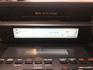 Sony SLV - R1000 VHS Editing - Recorder HiFi Stereo With Remote ⭐️ 2