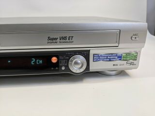 JVC HR - DVS3U DVS3 Mini DV MiniDV SVHS ET Player Recorder Dual Deck VCR 2