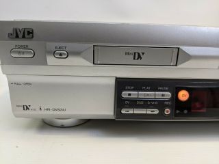 JVC HR - DVS3U DVS3 Mini DV MiniDV SVHS ET Player Recorder Dual Deck VCR 5