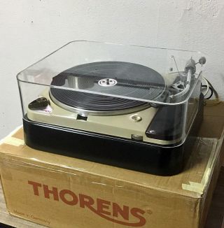 Protection for Thorens TD - 124,  dustcover,  hood,  Haube,  cover,  Swiss quality 5