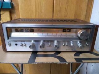 Vintage Pioneer Sx - 680 Stereo Receiver Sounds Great Cosmetically Rough