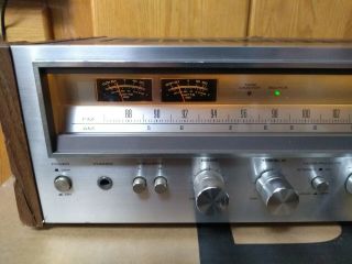Vintage Pioneer SX - 680 Stereo Receiver Sounds Great Cosmetically rough 2