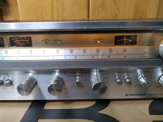 Vintage Pioneer SX - 680 Stereo Receiver Sounds Great Cosmetically rough 3