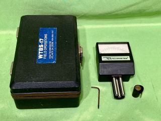 Tentel Model T2 - H 20 - Dl Tentelometer Tape Tension Gauge W/ Weight & Case