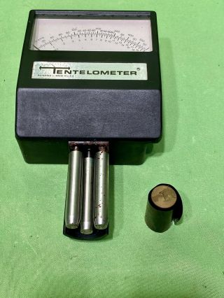 Tentel Model T2 - H 20 - DL Tentelometer Tape Tension Gauge w/ Weight & Case 2