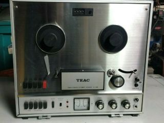 Teac A - 1500 Tape Deck Reel - To - Reel - W/ Black Case -