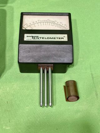 Tentel Model T2 - H 20 - ML Tentelometer Tape Tension Gauge w/ Weight & Case 2