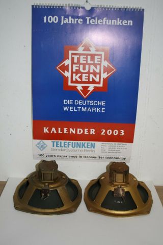 Legendary Pair 8 " Loewe / Telefunken Fullrange Speaker " Red Nippel " - Pictures