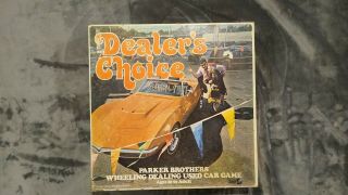 Vintage Parker Brothers 1972 Dealers Choice Game