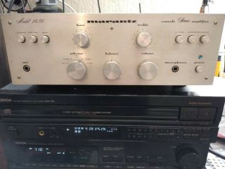 Marantz Model 1030 Integrated Amplifier & Sounds
