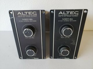 Vintage Altec Lansing N1201 - 8a Two - Way Dividing Networks