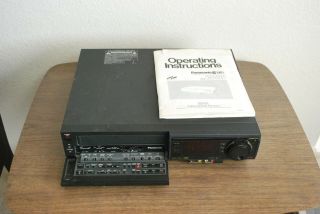 Panasonic Ag - 1980p Svhs Vcr Hifi 4 Heads Vhs Player Powers On For Parts/repair