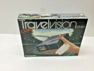 Panasonic Ct - 101 Travelvision 1.  5 " Color Tv Rare And Hard To Find.