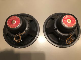 Early Rare Vintage Jensen D - 15 Field Coil Speakers