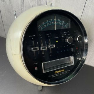 Weltron Model 2001 Space Ball Radio - 8 Track - Am & Fm - Spaceman