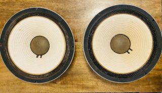 Jbl 123a - 3 12 Inch Woofer Pair Replacement Drivers L100 Speakers Alnico