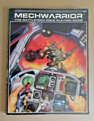 Mechwarrior The Battletech Role Playing Game Fasa 1607 1986 First Edition