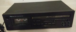 Nakamichi - model: 480 2 Head Cassette Deck and Working/Free dvd movie 2