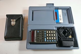 Hp - 35 V3 (?) Scientific Calculator Bundle W Hardcase - Exc