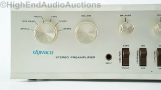 Dynaco PAT - 4 Solid - State Stereo Preamplifier w/MM Phono Stage - Vintage Classic 6