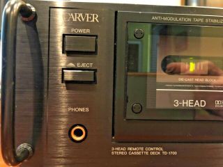 Carver Td - 1700 3 Head Stereo Cassette Deck
