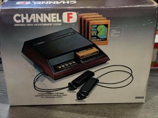 Fairchild Channel F Video Entertainment System Plus 4 Games