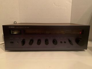 Vintage Yamaha Cr - 55 Ii Stereo Fm Receiver Amp Near