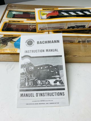 Bachmann CN Electric Train Set HO Scale with open box 2