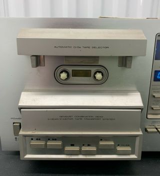 PIONEER Stereo Cassette Deck CT - F900 & Cords 5