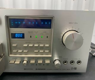 PIONEER Stereo Cassette Deck CT - F900 & Cords 6