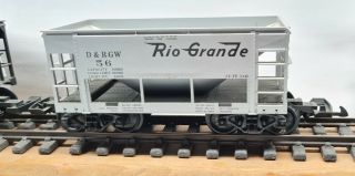 Roundhouse G Scale Ore Car - Smooth Side Denver & Rio Grande Western 56 & 3489 2