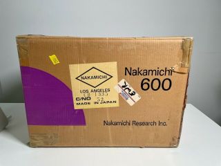 Nakamichi 600 2 Head Cassette Deck 120 - 240v (pristine) 3