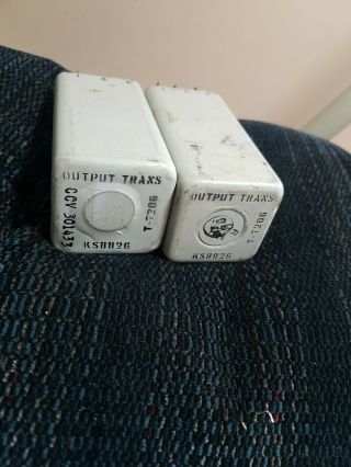 2 - Acme Western Electric Output Transformer Pair for Tube Amp - Military Grade 5
