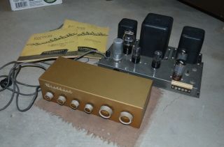 Heathkit Williamson Type Amplifier Model W4 - M And Preamplifier Model Wa - P2