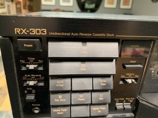 Nakamichi RX - 303 Unidirectional Auto Reverse Cassette Deck please read 4