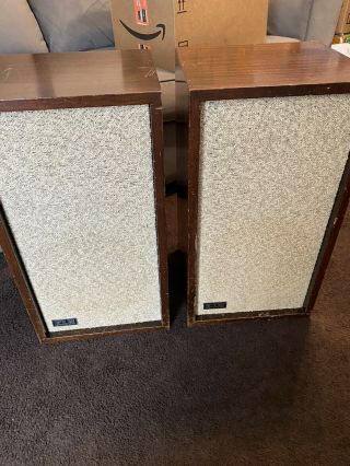 Vintage Klh Model Six 6 Speakers Great Sound