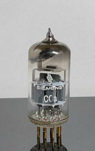 1 Tube Cca = E88cc 6922 Siemens Grey Plates D Getter From 50s (11 - 112)