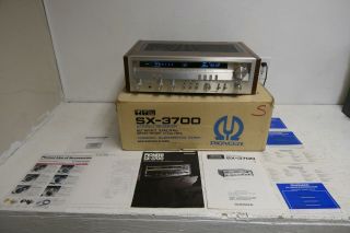 Pioneer Sx - 3700 Stereo Receiver With Manuals & More