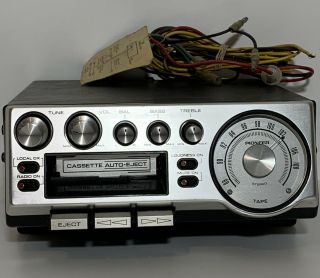 1970s Pioneer Kp - 500 Fm Supertuner Cassette Deck Car Radio Stereo Tape Player