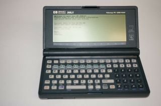 HP 200LX Palmtop Handheld Pocket PC 2MB DOS PDA,  Manuals Boxed 2