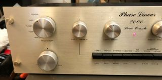 Classic Phase Linear 2000 Preamp Re - Capped and Upgraded in Shape 2
