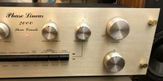 Classic Phase Linear 2000 Preamp Re - Capped and Upgraded in Shape 3