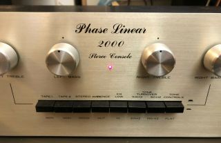 Classic Phase Linear 2000 Preamp Re - Capped and Upgraded in Shape 4