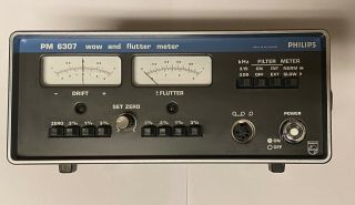 Philips PM6307 WOW FLUTTER meter,  and 2