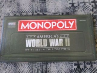 Monopoly World War Ii Hasbro Board Game We Are All In This Together Ww2 Nib
