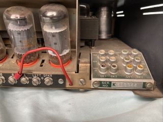 SHERWOOD S - 5500 IV tube amp Amplifier Preamplifier.  Not. 6
